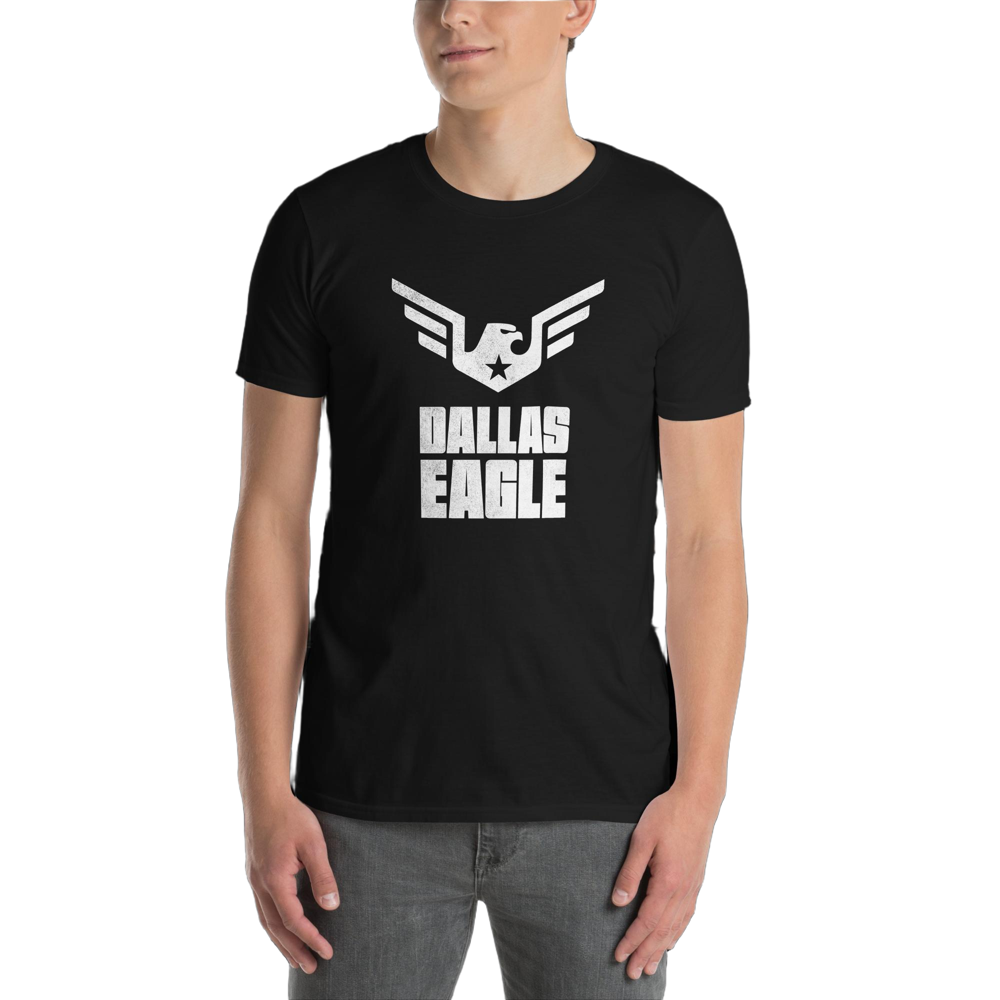 unisex-basic-softstyle-t-shirt-black-front-6626c8a082807.jpg Big Block Logo Shirt - Image 1