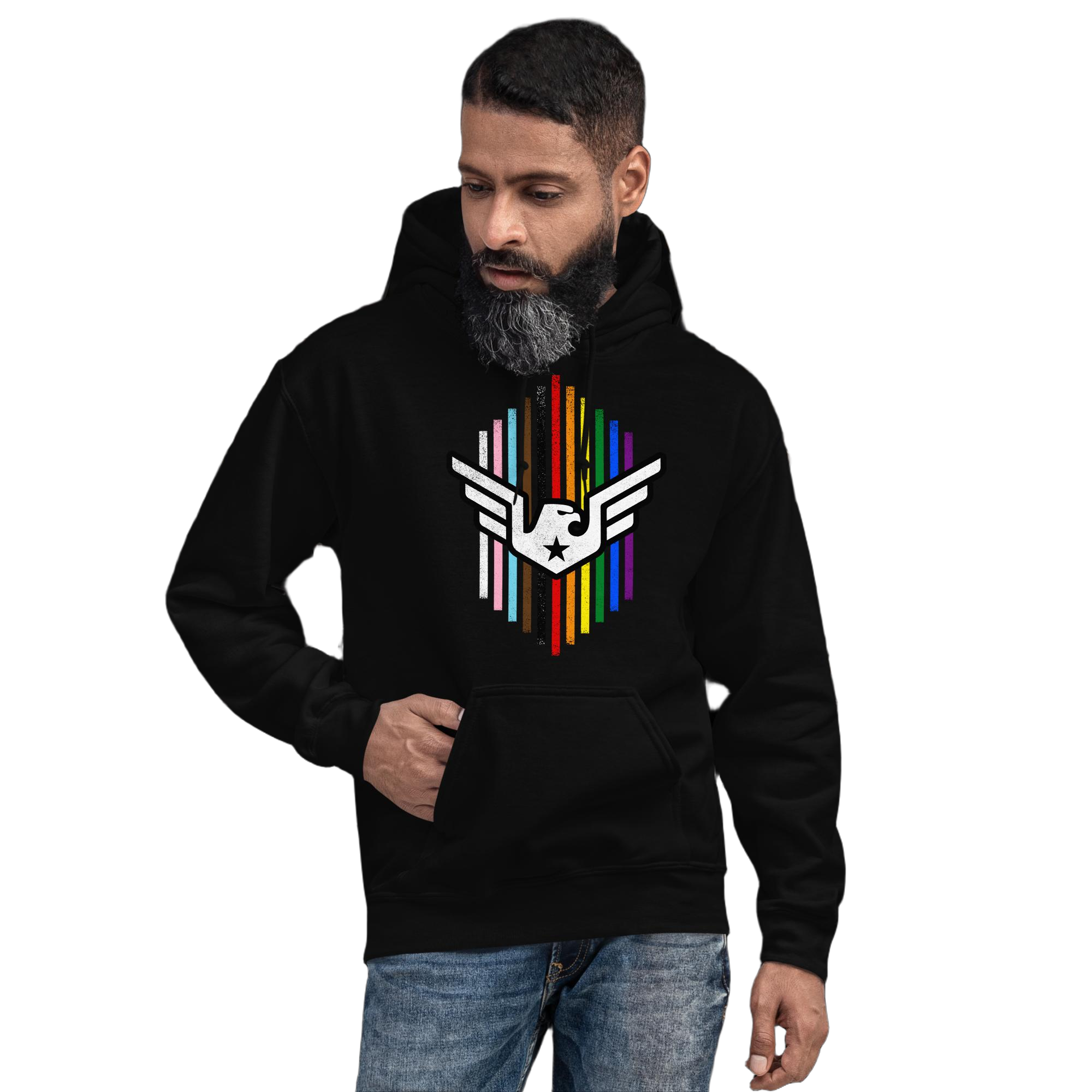 unisex-heavy-blend-hoodie-black-front-6626c92c62eb9.jpg Pride Hoodie - Image 1