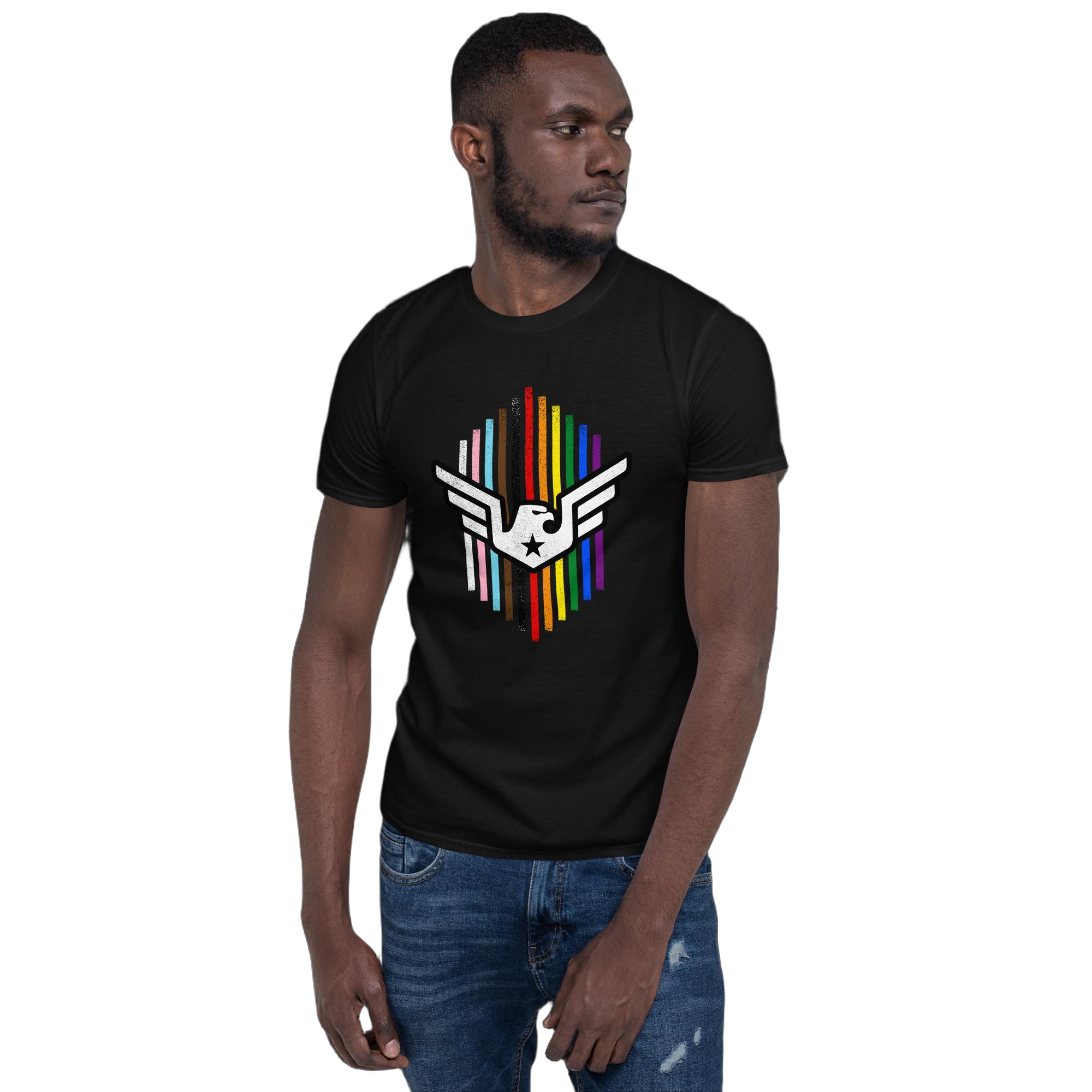 unisex-basic-softstyle-t-shirt-black-front-6626ca840af18.jpg Pride Shirt - Image 1