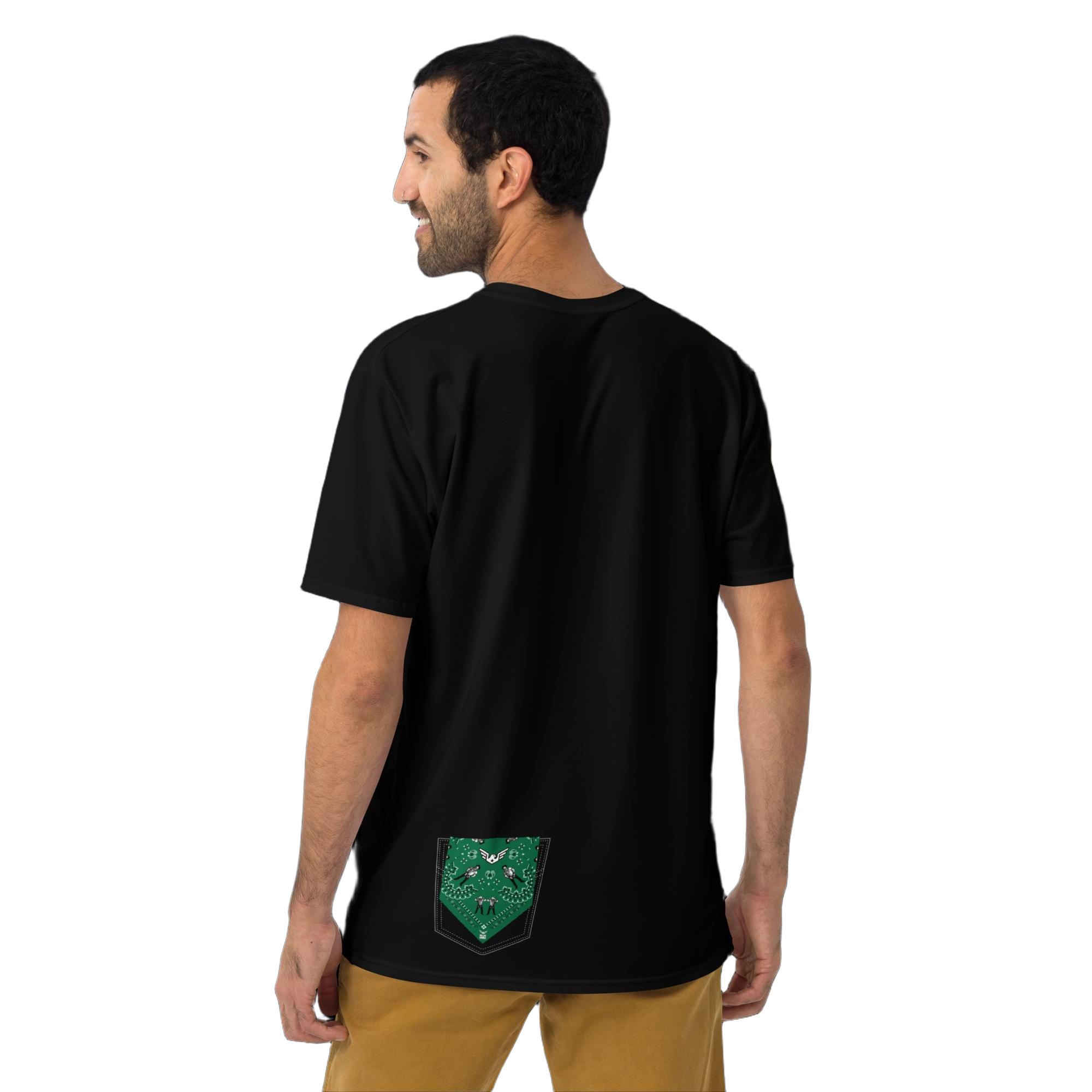 all-over-print-mens-crew-neck-t-shirt-white-back-6626cde8e081a.jpg Green Flagging Left Shirt - Image 1