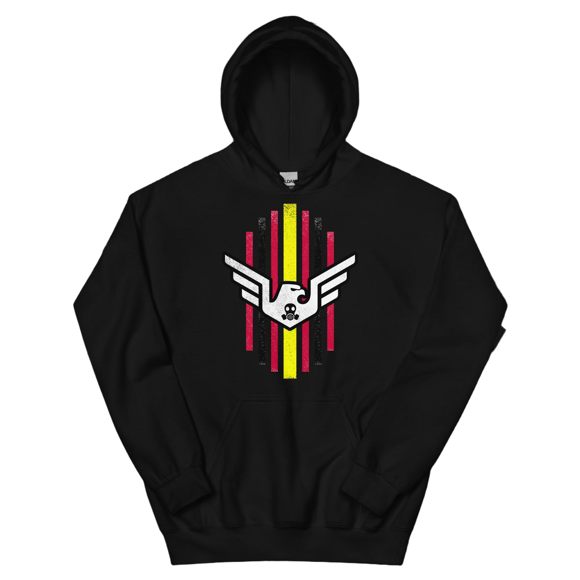 unisex-heavy-blend-hoodie-black-front-678963126a292.jpg Rubber Pride Hoodie - Image 1