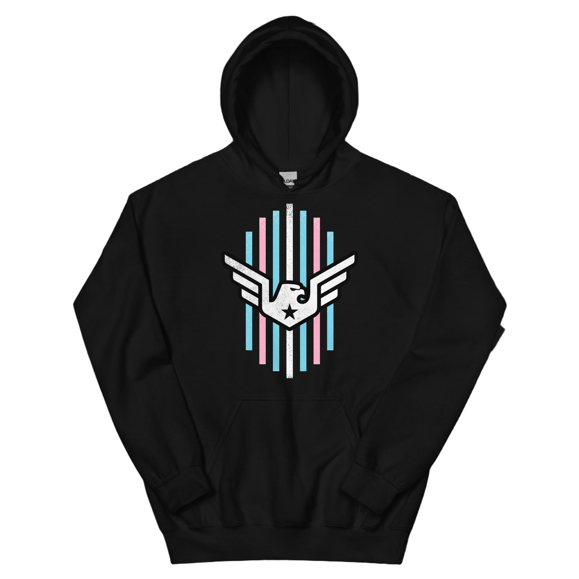 unisex-heavy-blend-hoodie-black-front-67896604264e4.jpg Trans Pride Hoodie - Image 1