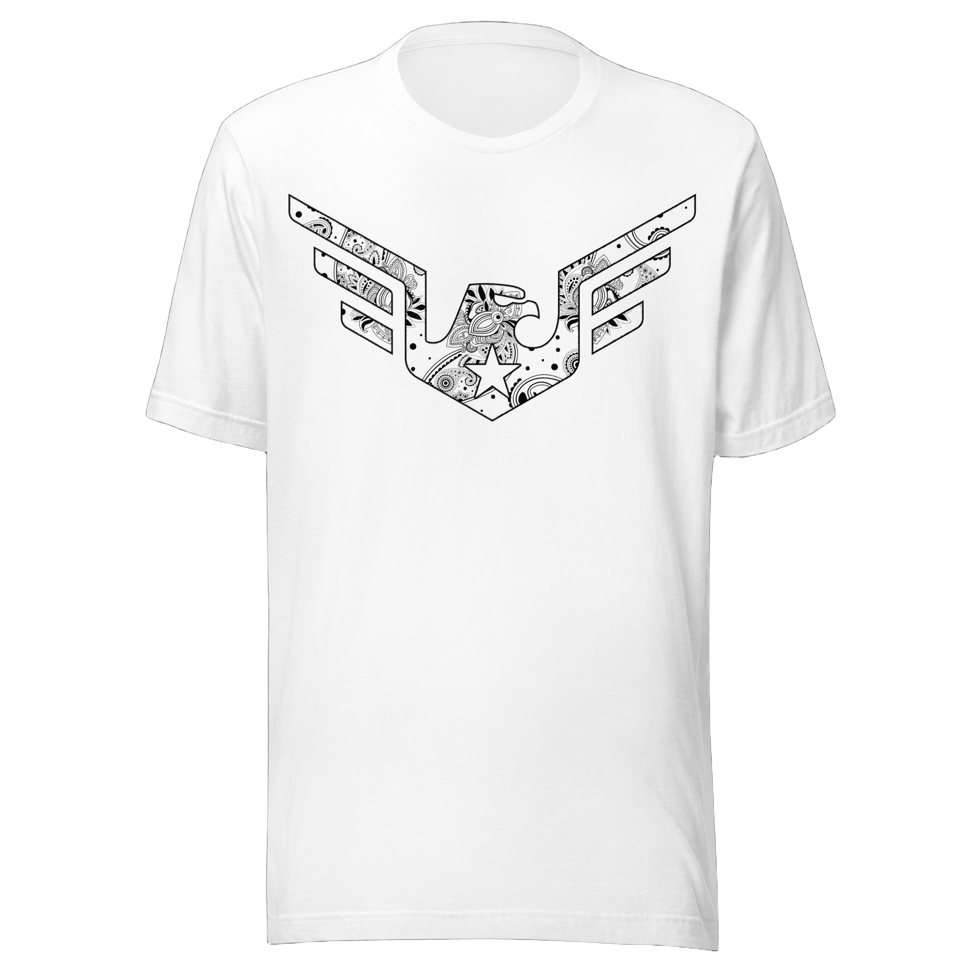 unisex-staple-t-shirt-white-front-6a977216d94e4.jpg Flagging T-shirt Light - Image 1